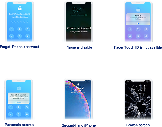 Bildschirm-Passwort auf iPhone/iPad entfernen