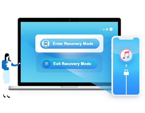 Entre ou saia do modo de recuperação do iPhone gratuitamente (apenas Mac)