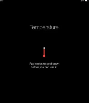 ipad overheating