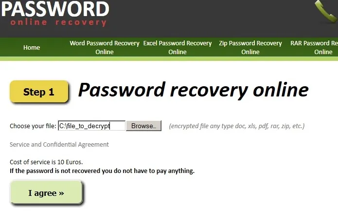 password online