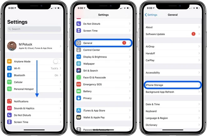 manage iphone storage