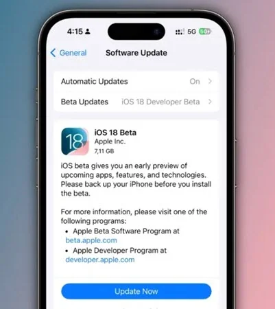 ios 18 download and install