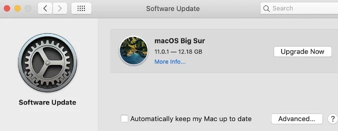 macos catalina system update