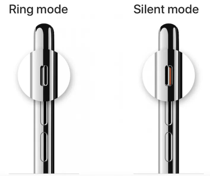 mute silent switch iphone