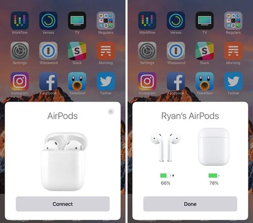 set up airpods with iphone