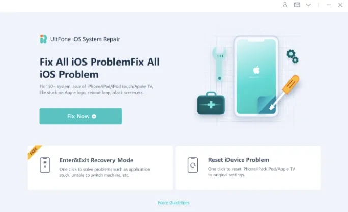 ultfone ios system repair