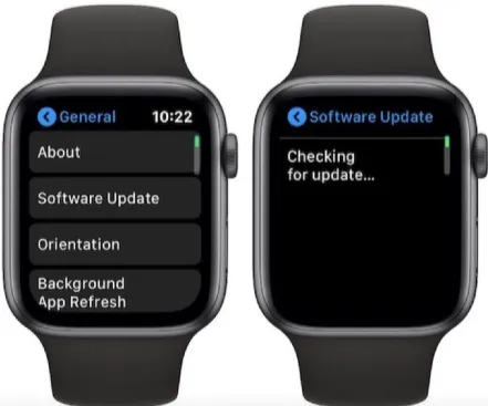 update apple watch