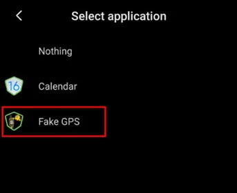 select fake gps