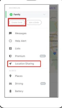 turn off location sharing