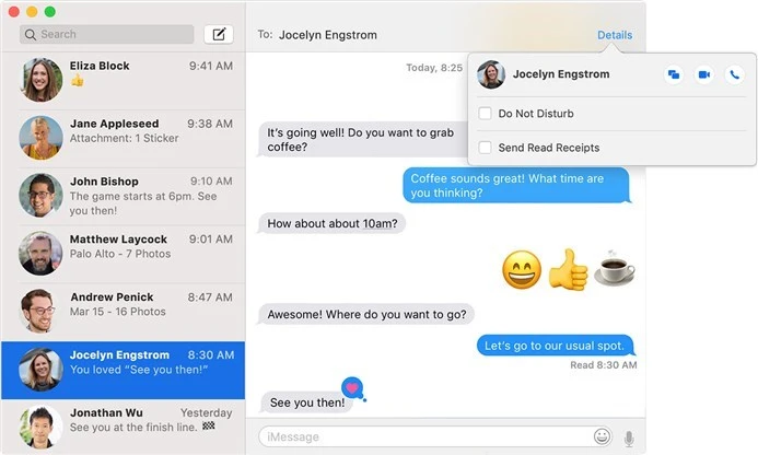view iphone messages on mac