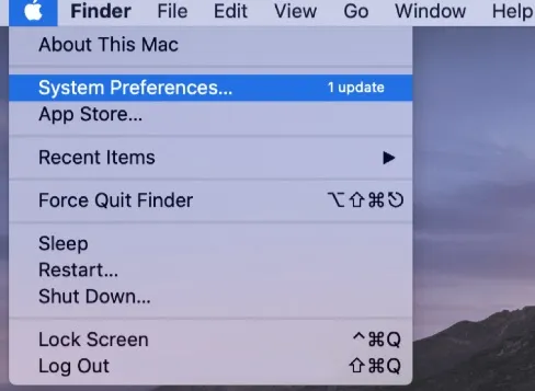 system preferences