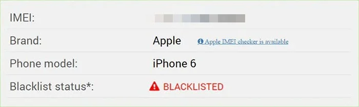 I bought a blacklisted hot sale iphone