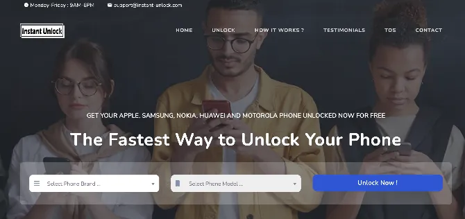 instant unlock service
